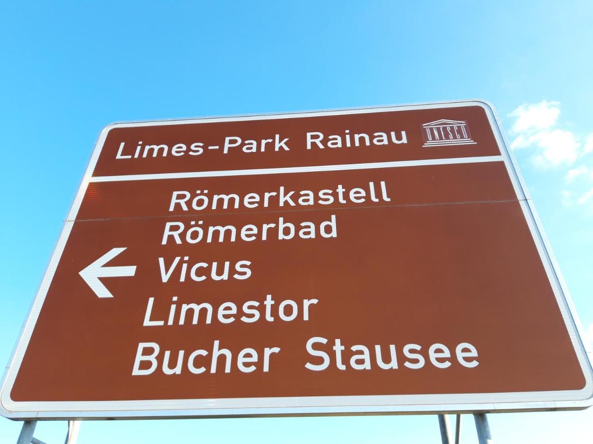 Limes Apartment -Uebernachten Am Limes- Rainau Kültér fotó